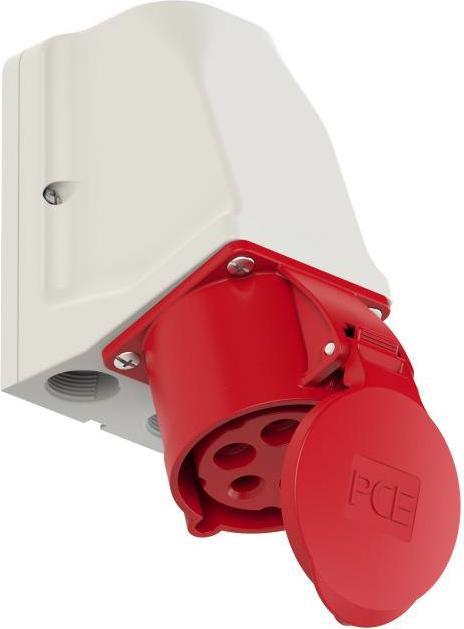 Produktbild PCE 925-6 Wanddose schleifbar 32A 5p 6h IP44
