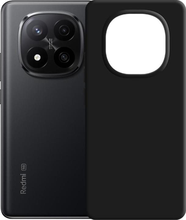 Actual product image 3MK Silicone Case for Xiaomi Redmi Note 14 Pro+ - black (Xiaomi Redmi Note 14 Pro+ 5G)