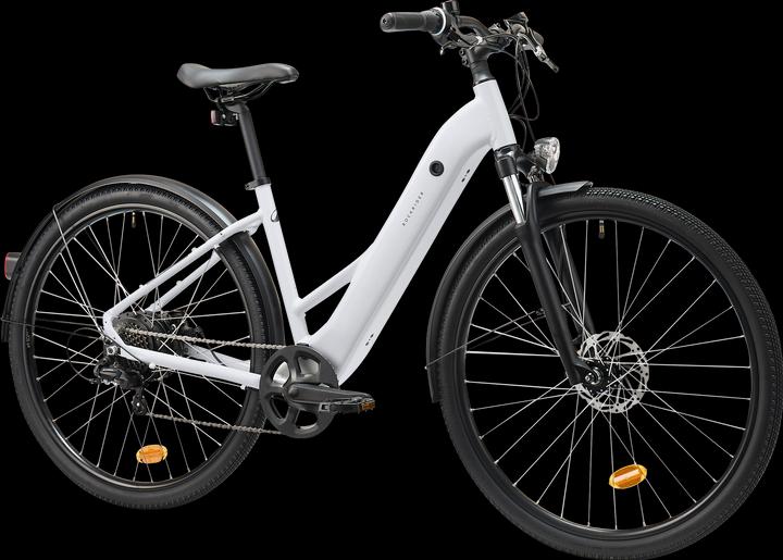 Actual product image Rockrider E-Bike Trekkingrad e-actv 100 niedriger Einstieg perlgrau