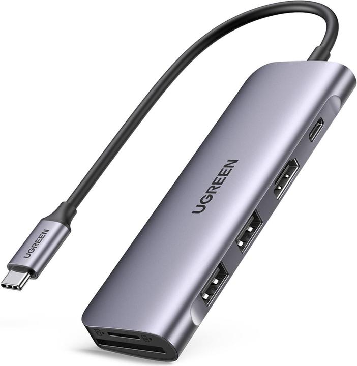 Actual product image Ugreen USB-C Hub 6in1 (USB-C, 6 Ports)