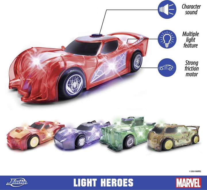 Image du produit Jada Marvel Light Hero Spider-Man 1:32