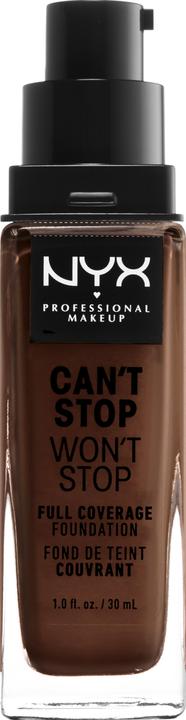 NYX Professional Make-Up Can't Stop Won't Stop - Full Coverage Foundation Deep Espresso (Deep Espresso)