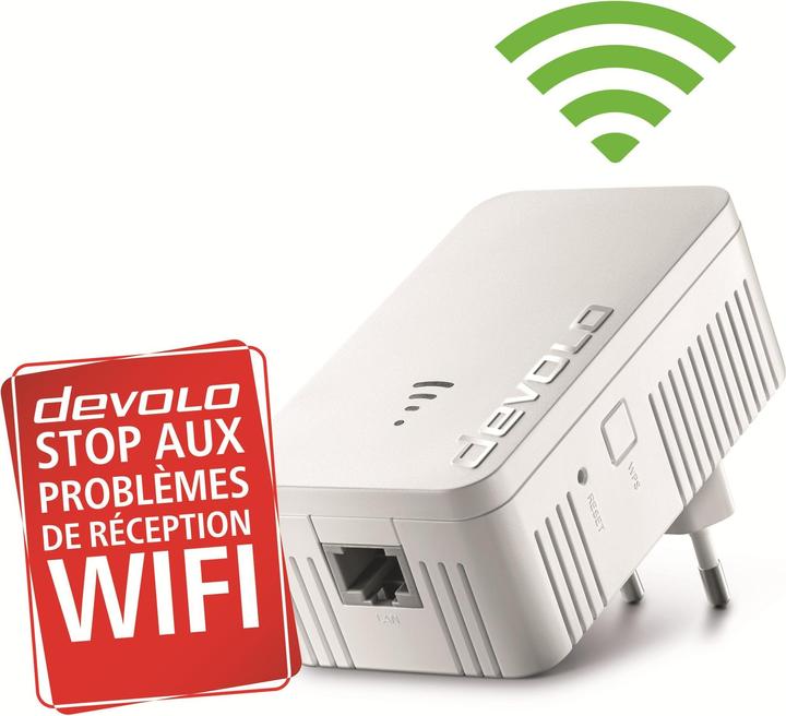 Image du produit Devolo WiFi 5 Repeater 1200 (867 Mbit/s, 300 Mbit/s)
