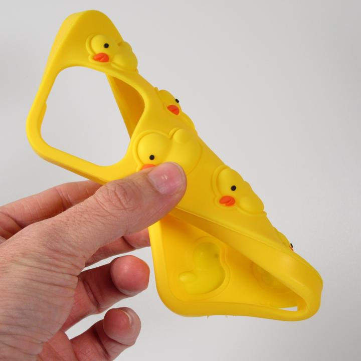 Actual product image PhoneLook Cover Silicone jeu éclate bulles anti-stress canards (Apple iPhone 12 Pro Max)