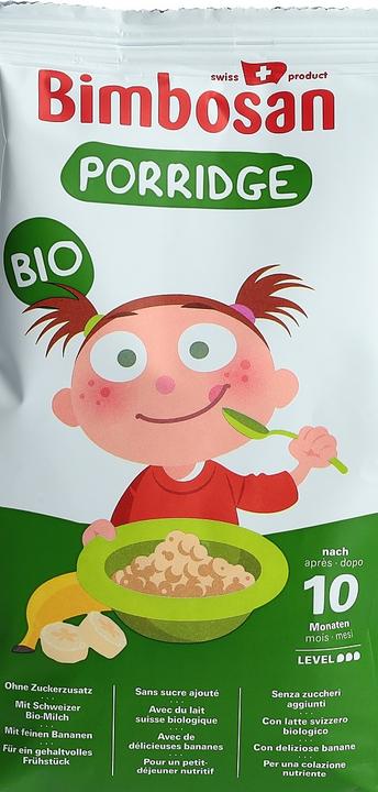 Actual product image Bimbosan Organic porridge (400 g)