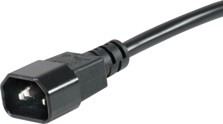 Actual product image equip Power strip 1HE8fach IEC C14 switch. bw