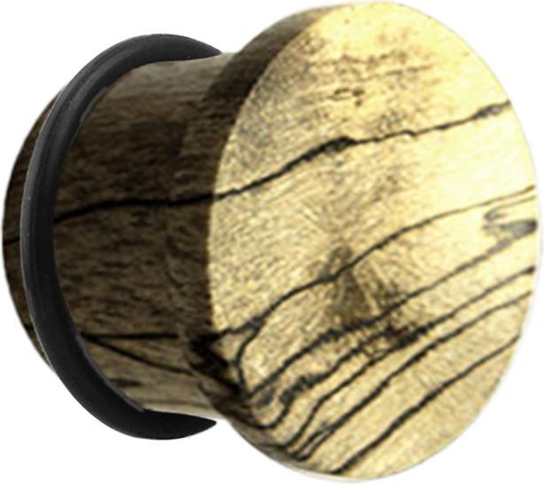 Produktbild Star Piercing Flared Plug aus Tamarind Holz mit O-Ring (ohne Messing, Organisch)