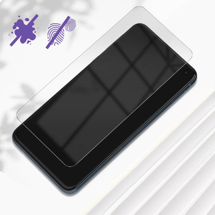 Actual product image Avizar Crystal clear film, glass screen protector (1 Piece, Samsung Galaxy S10e)