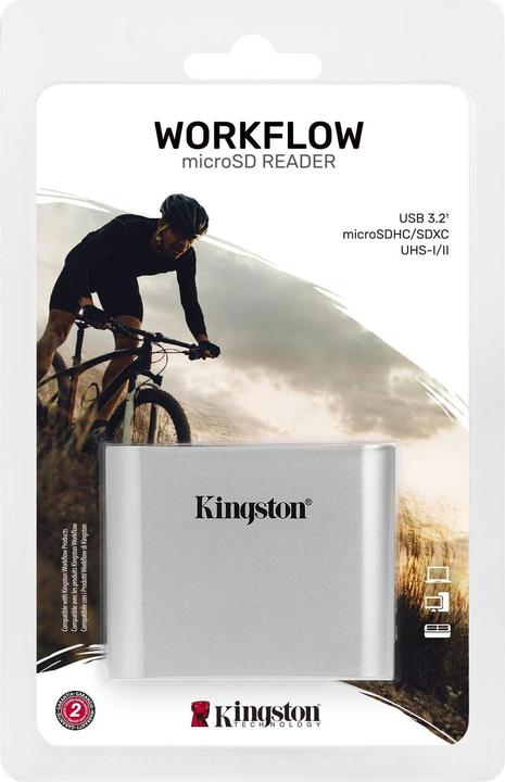 Image du produit Kingston Lecteur de carte Flux de travail externe Double slot mSD (USB 3.1)