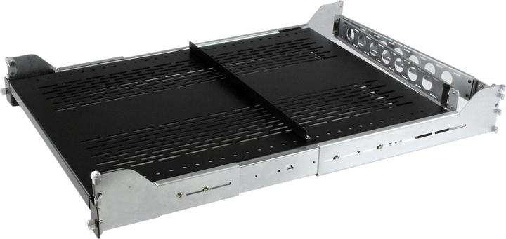 Produktbild StarTech 2HE ausziehbarer belüfteter Fachboden für 19in Serverschrank mit Kabelführung / verstellbarer Mon...