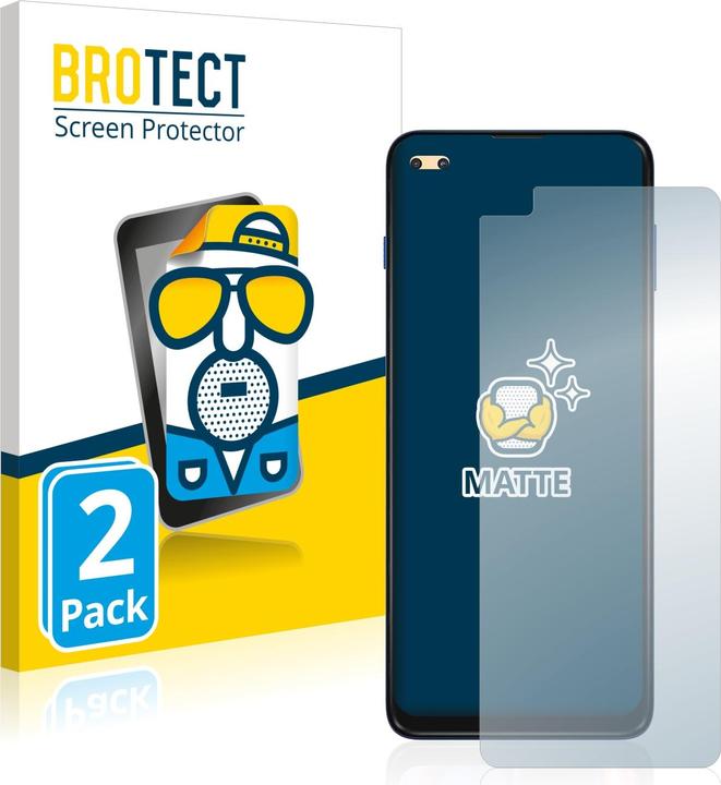 Actual product image BROTECT Anti-glare screen protector matt (2 Piece, Motorola Moto G 5G Plus)