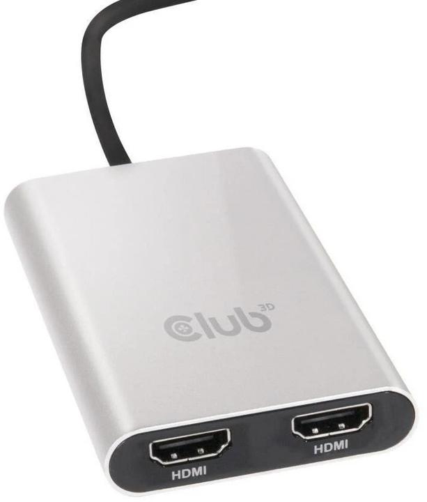 Produktbild Club 3D Thunderbolt 3 auf Dual HDMI 2.0 (HDMI, 20 cm)