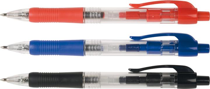 Actual product image Q-Connect Ballpoint pen with retractable mechanism (Black, 10 x)