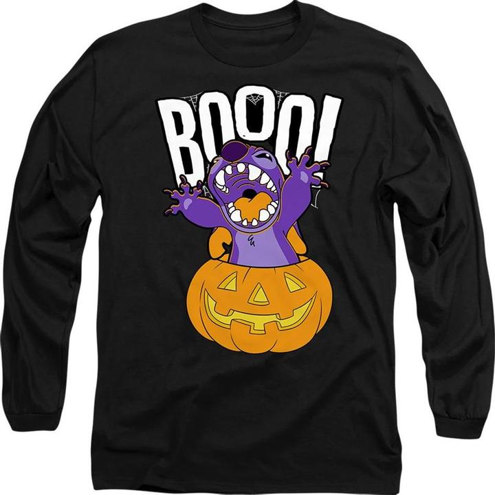 Lilo & Stitch Laughing Pumpkin TShirt