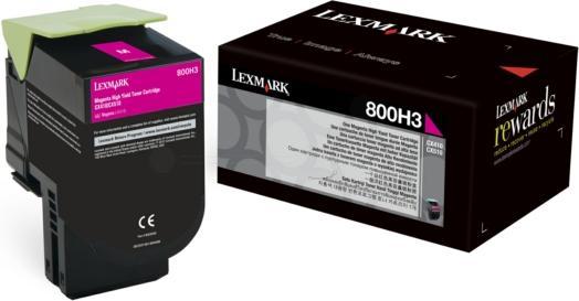 Actual product image Lexmark Toner Cartridge, Yellow (Y)