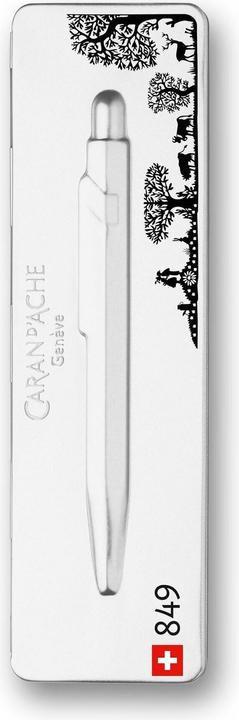 Produktbild Caran d'Ache 849 Scherenschnitt mit Etui (Silber, Schwarz, 1 x)