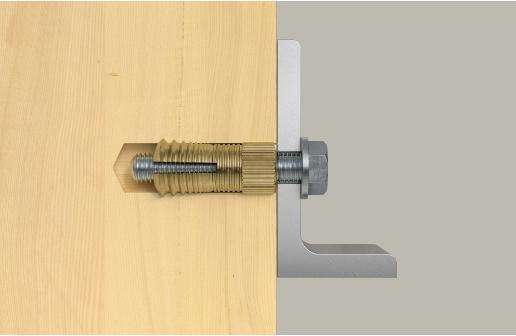 Productafbeelding Fischer Messing plug PA 4 M8/25 K (4) (4 Pcs.)