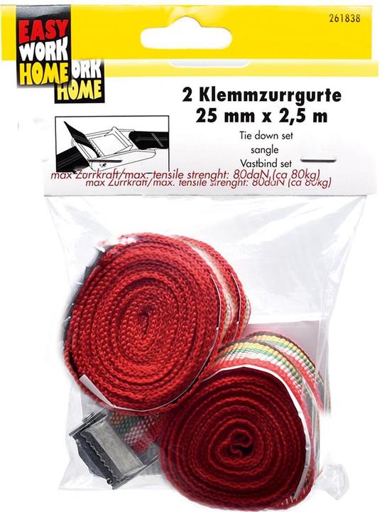 Image du produit Easy Work Sangles d'arrimage à pince