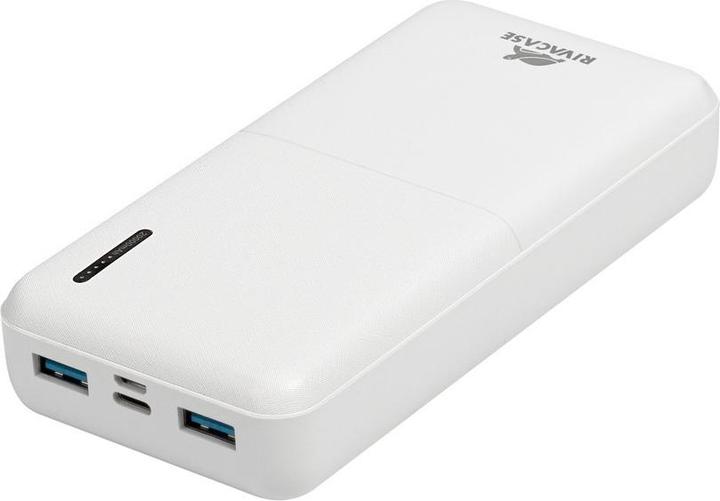 Actual product image Rivacase POWER BANK USB 20000MAH/VA2572 Baltas (20000 mAh, 20 W, 20000 Wh)