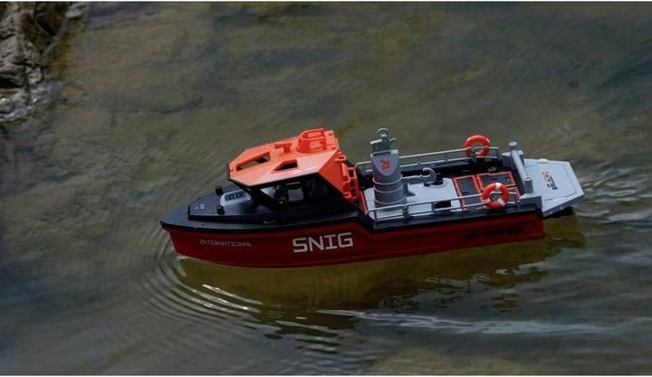 Produktbild Amewi Rettungsboot brushless Jetantrieb 320mm RTR schwarz/rot