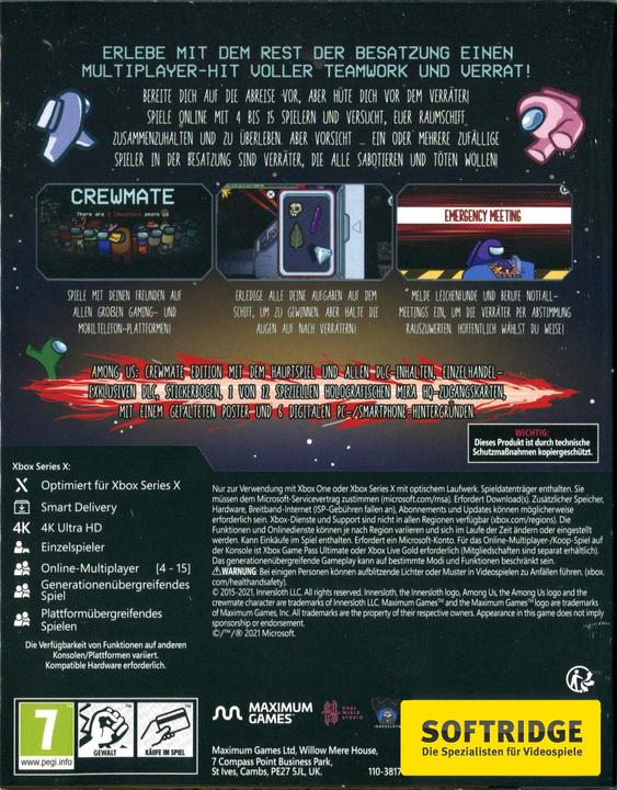 Immagine prodotto astragon Among Us Crewmate Edition (Xbox Series X, Xbox One X, DE)