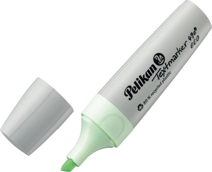 Actual product image Pelikan Highlighter 490 eco 10 pieces in FS pastel green (Green, 10 x)