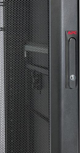 Actual product image APC NetShelter SX - Cabinet - Black - 48U - 48.3 cm (19") (48 RU, 19 inch rack)