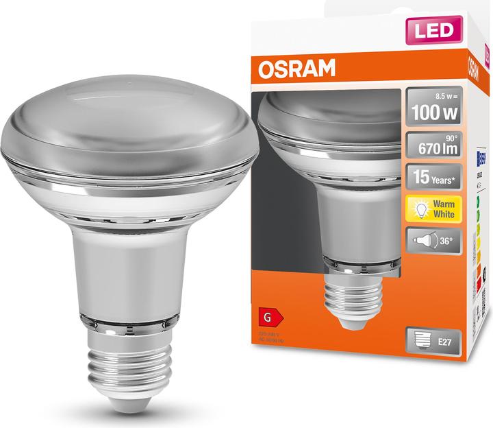 Immagine prodotto Osram Star R80 (E27, 100 W, 670 lm, 1 x, G)