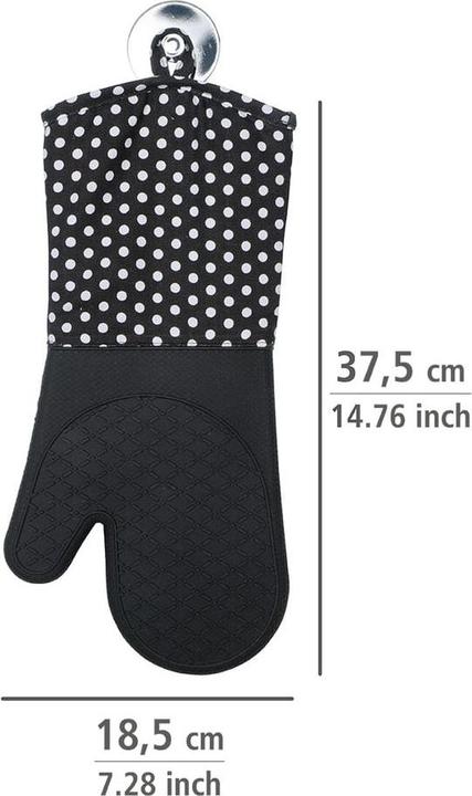 Actual product image Wenko oven gloves (60% cotton, 40% polyester, Silicone)
