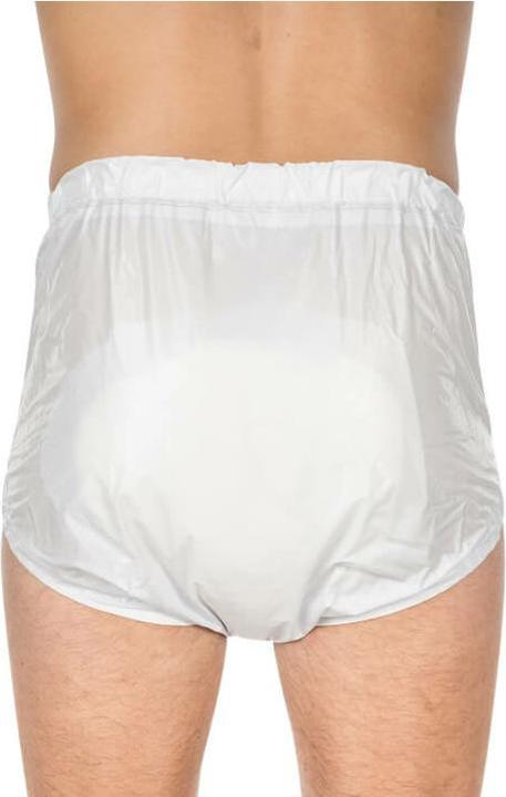 Immagine prodotto Suprima Slip in PVC abbottonabile per donna e uomo bianco (1 x, M)
