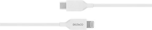 Immagine prodotto Deltaco Cavo Lightning USB-C - Lightning, 2 m, chipset Apple C94 Confezione con marchio FSC, bianco (2 m, USB 2.0)
