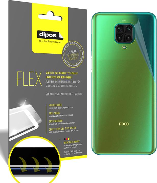 Produktbild Dipos Displayschutzfolie Full-Cover 3D (2 Stück, Xiaomi Poco M2 Pro)