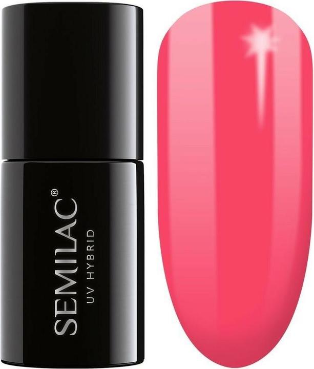 Image du produit Semilac 043 Rose électrique 7ml (Rose néon, Vernis semi-permanent)