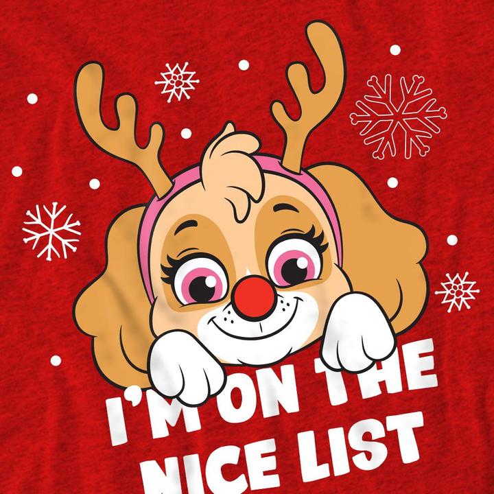 Immagine prodotto Paw Patrol Nice Christmas Maglietta Skye Adulto Unisex (XL)