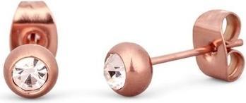 Immagine prodotto Vuch Přvabné bronzové náušnice s krystalem Gem Rose Gold