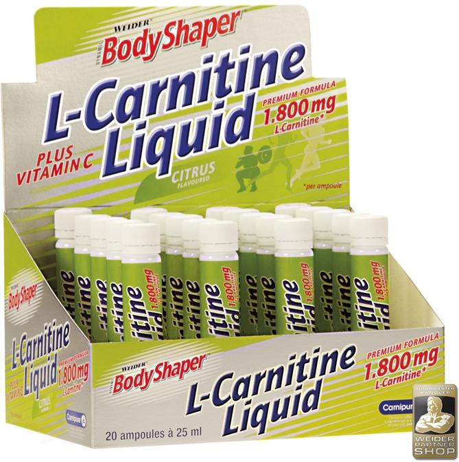 Produktbild Weider Body Shaper L-Carnitine Liquid (20 x)