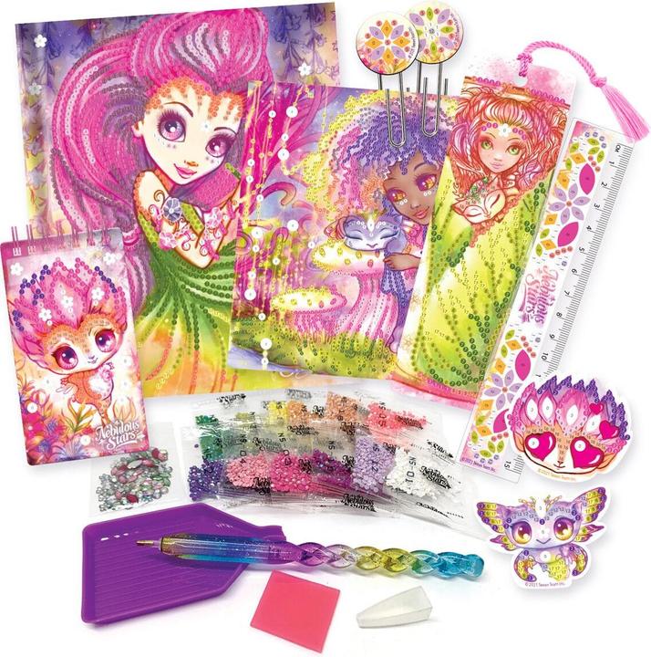 Produktbild Nebulous Stars Strass nach Zahlen Schreibwaren Deluxe Set