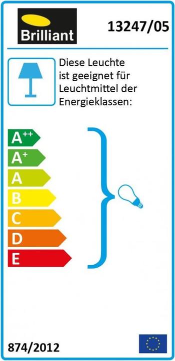 Energie-Label Brilliant Claire (E14)