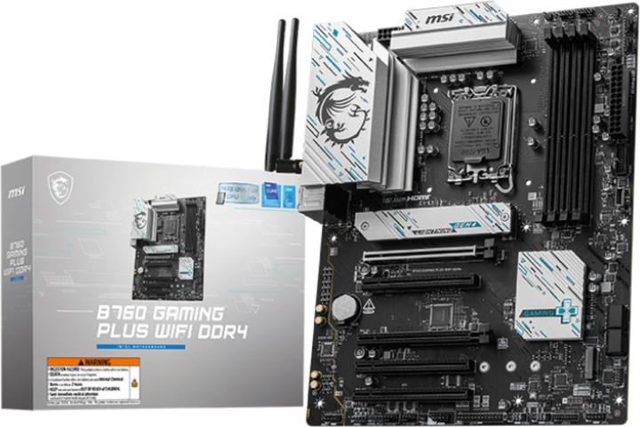 MSI B760 GAMING PLUS WIFI DDR4 (LGA 1700, Intel B760, ATX)