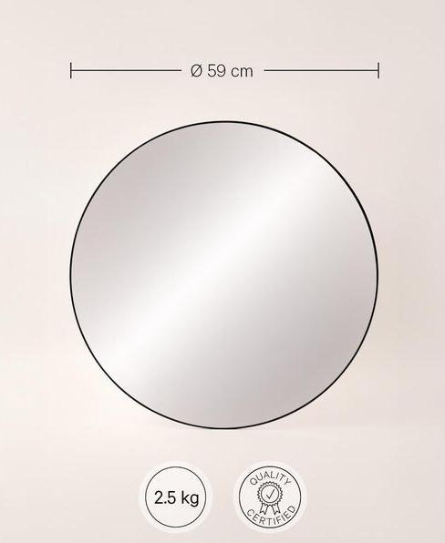 Produktbild Esmée Wandspiegel (Ø 59 cm)