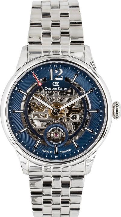 Image du produit Carl von Zeyten CVZ0080BLMS Schramberg automatique 43mm 5ATM (Montre analogique, 43 mm)