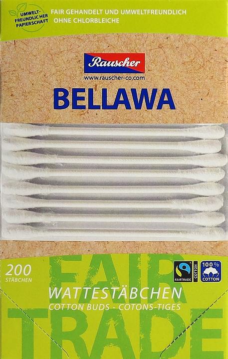 Image du produit Bellawa Boîte de bâtonnets d'ouate Fairtrade 200