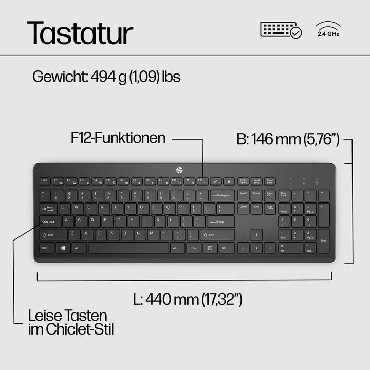 Image du produit HP 230 (DE, Sans fil)