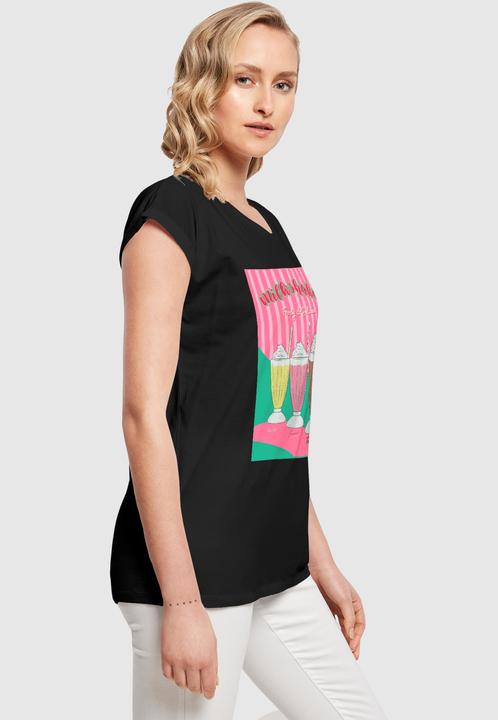 Actual product image Mister Tee MisterTee Ladies Milkshake Tee - Extended Shoulder Tee - 178079 (S)