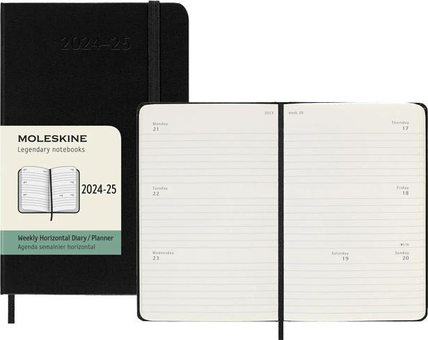 Produktbild Moleskine Wochenkalender (A6, Pocket, Englisch)
