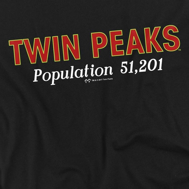 Actual product image Twin Peaks Unisex Adult Population T-Shirt (XL)