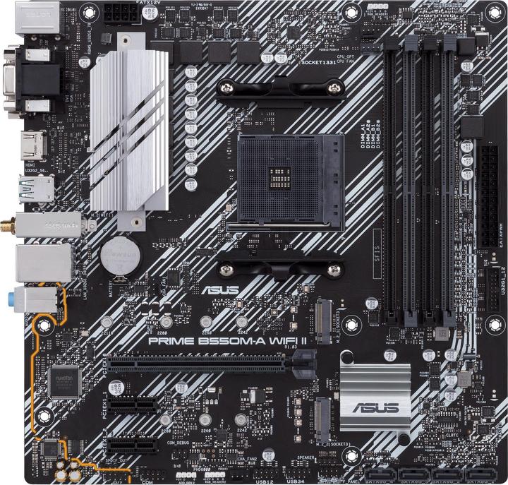 ASUS PRIME B550M-A WIFI II (AM4, AMD B550, mATX)