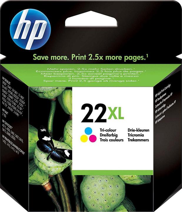 Actual product image HP 22xl (M, C, Y)