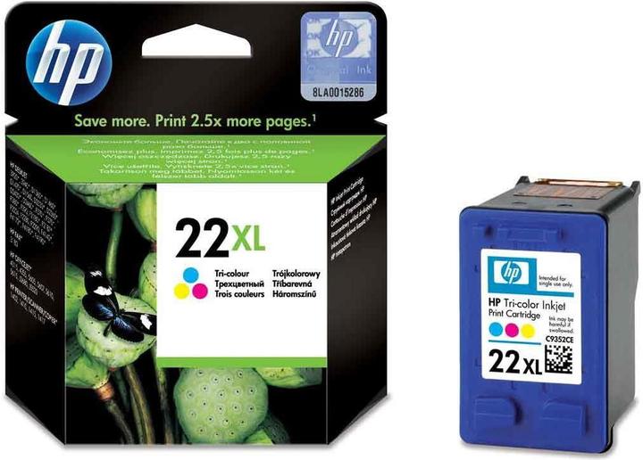 Actual product image HP 22xl (M, C, Y)