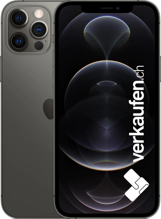 Image du produit verkaufen.ch iPhone 12 Pro (128 Go, Graphite, 6.10", 12 Mpx, SIM + eSIM, A / Comme neuf)